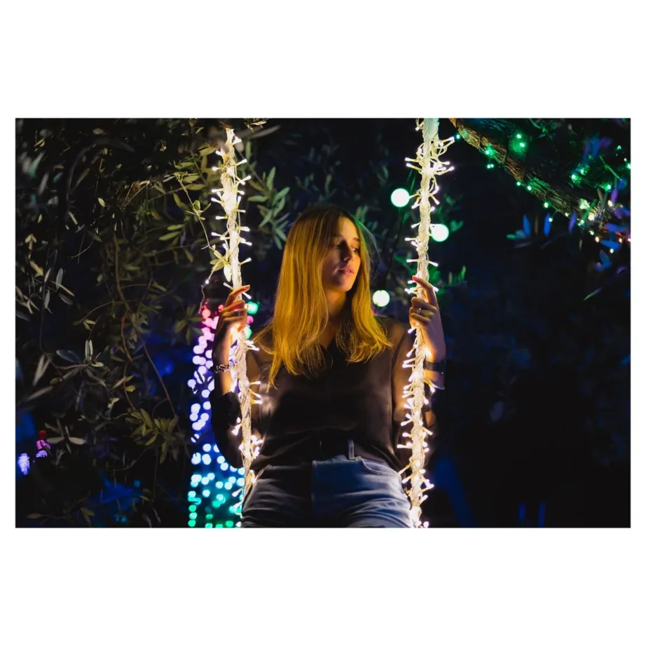 Twinkly TWI190STP-TEU 5 m 190 RGB LED IP44 nutikad multivärvilised jääpurikujulised jõulutuled sise- ja välistingimustesse, juhitav nutiseadmega – 7