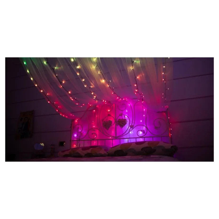 Twinkly TWS100STP-BEU 8 m 100 RGB LED nutikad jõulutuled, Wi-Fi/Bluetooth, sise- ja välistingimustesse, multicolor – 12