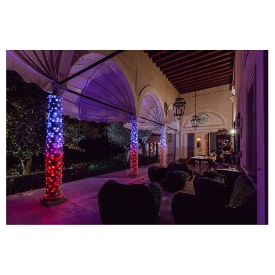 Twinkly TWS250SPP-TEU 20 m 250 RGBW LED nutikas valguskett sise- ja välistingimustesse, WiFi/Bluetooth, värviline ja valge, IP44 – 4
