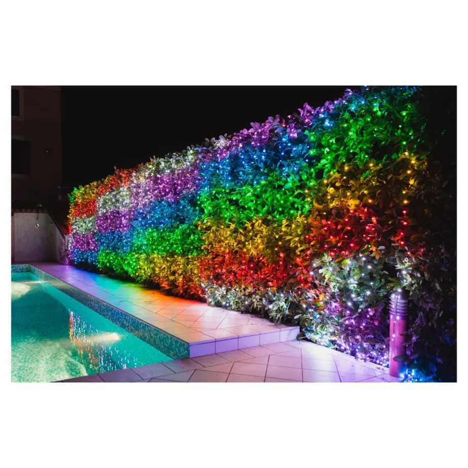 Twinkly TWS400SPP-BEU 32 m 400 RGB+W LED nutikad sise- ja välistingimuste jõulutuled, Wi-Fi/Bluetooth, IP44 – 10