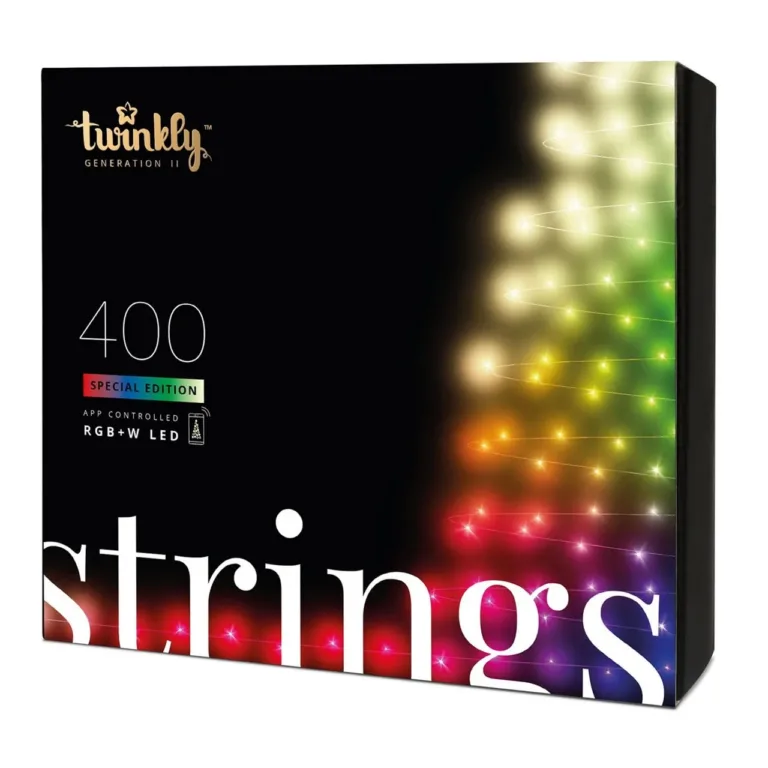 Twinkly TWS400SPP-BEU 32 m 400 RGB+W LED nutikad sise- ja välistingimuste jõulutuled, Wi-Fi/Bluetooth, IP44