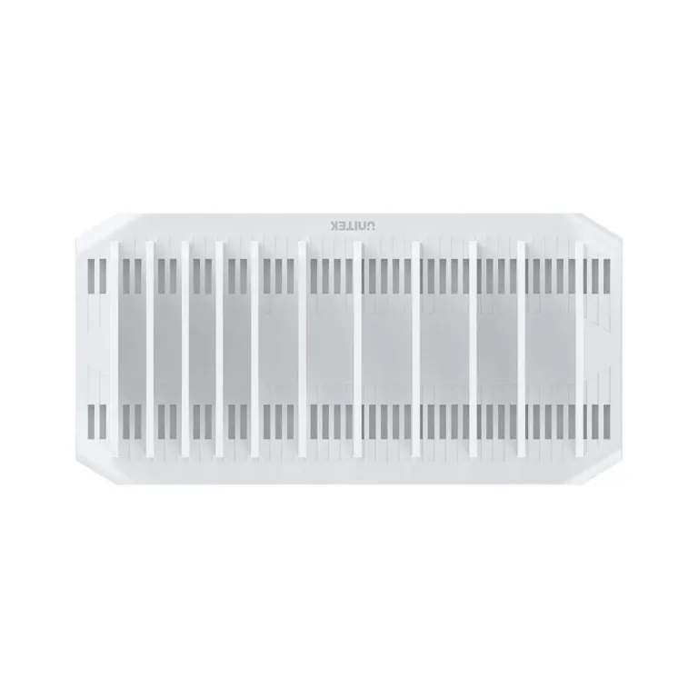 UNITEK Y-2190D01-EU 10 USB pordiga 60W valge laadimisjaam, lauale, voolukaitsega