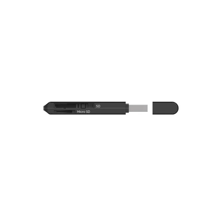 UNITEK Y-9327A USB 3.2 Gen 1 Type-A must 2-pesaline mälukaardilugeja (SD/SDHC/SDXC/MicroSD) ABS-korpus, 69x20x8 mm, Plug and Play