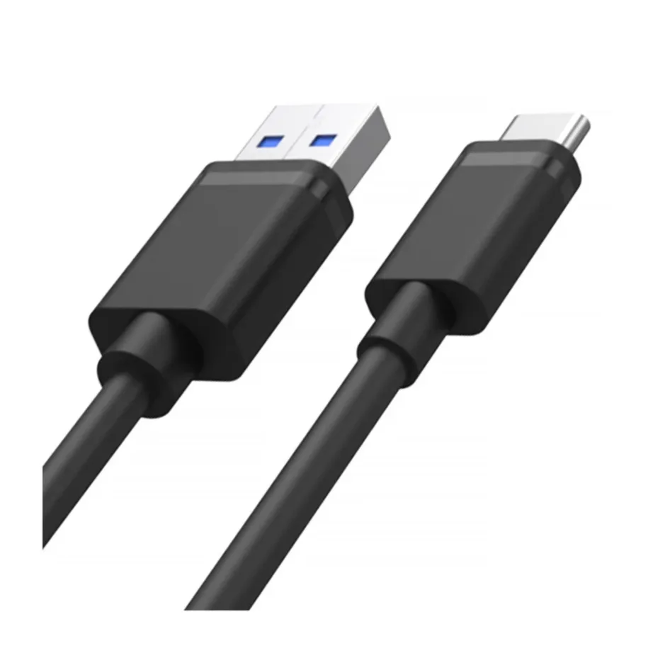 UNITEK Y-C480BK 0,25 m USB-A (isane) – USB-C (isane) valge andme- ja laadimiskaabel, 3A, 9V – 2