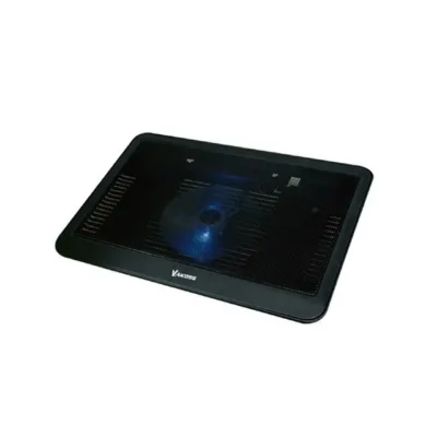 Vakoss LF-1854LK 17" (43,2 cm) must USB-valgustusega sülearvuti jahutusalus 1 ventilaatoriga