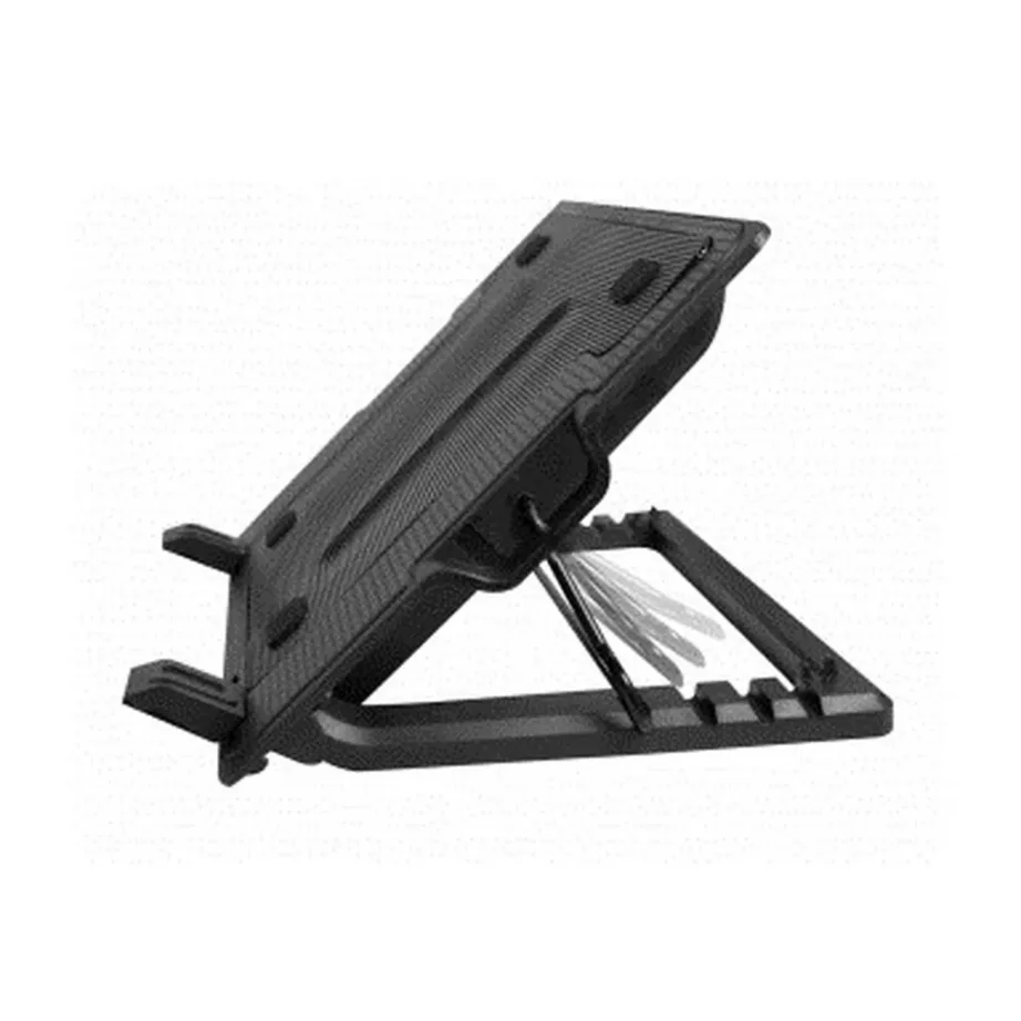 Vakoss LF-1860AL must 17″ (43,2 cm) sülearvuti jahutusalus USB-ga, 370x265x63 mm, 1500 p/min – 2