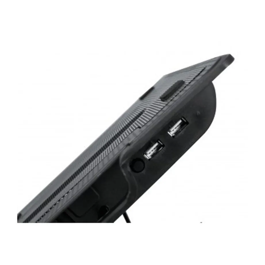 Vakoss LF-1860AL must 17″ (43,2 cm) sülearvuti jahutusalus USB-ga, 370x265x63 mm, 1500 p/min – 4