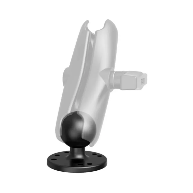 Valge alumiiniumist kinnitusalus RAM MOUNTS RAM-202U, 63,5 mm