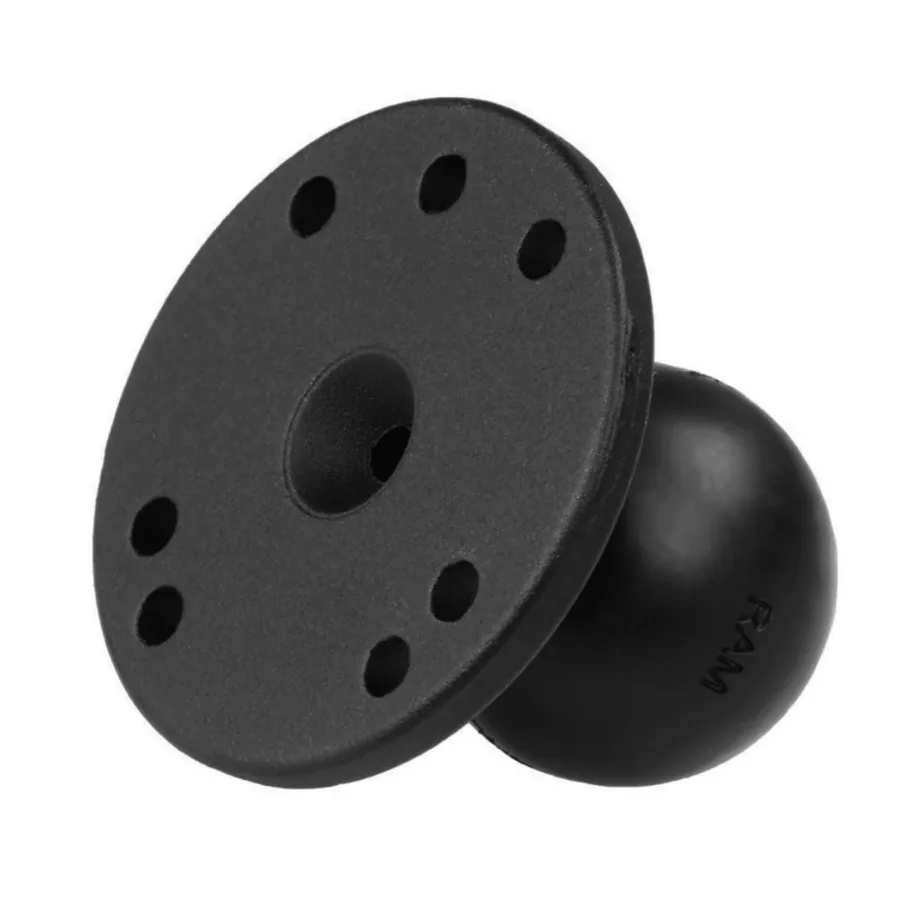 Valge alumiiniumist kinnitusalus RAM MOUNTS RAM-202U, 63,5 mm – 3