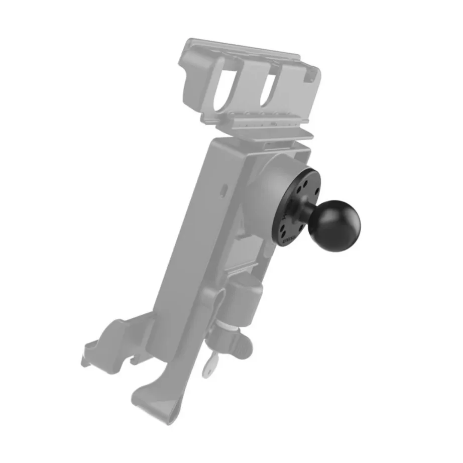Valge alumiiniumist kinnitusalus RAM MOUNTS RAM-202U, 63,5 mm – 4