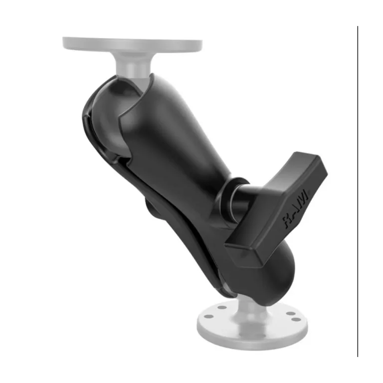 Valge alumiiniumist kinnitustarvik RAM Mounts RAM-201U, 144,5 mm
