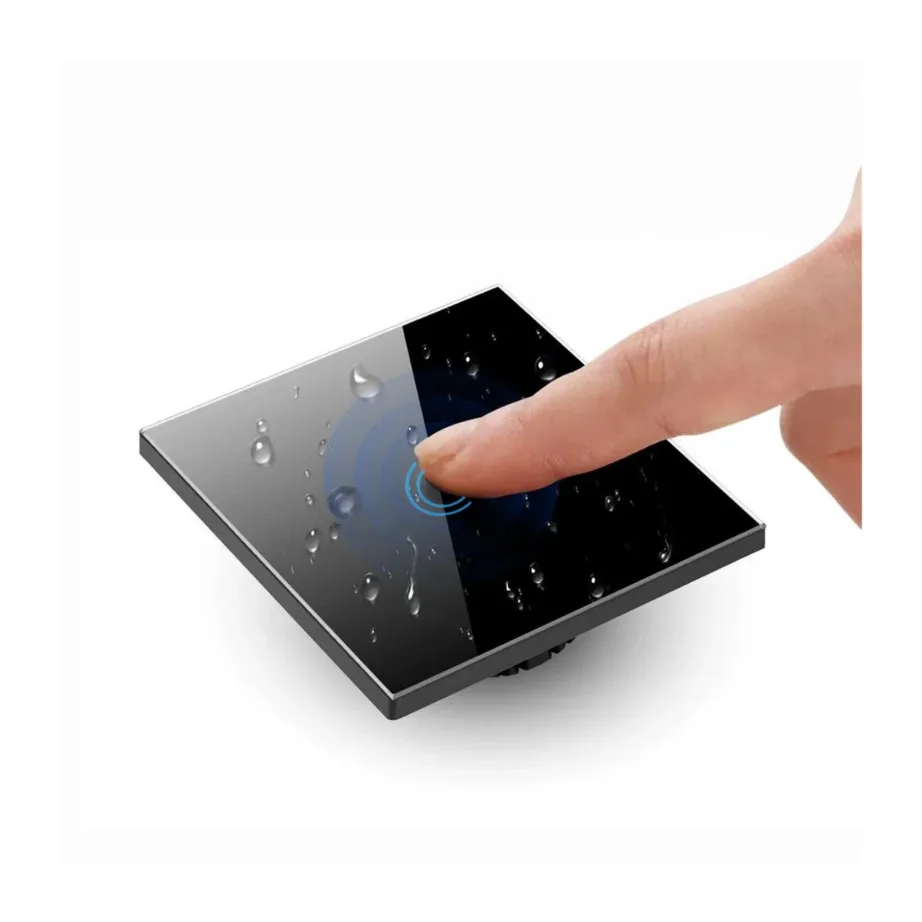 Valge klaasist puutelüliti Maclean MCE710W, LED-taustvalgustus, veekindel – 6