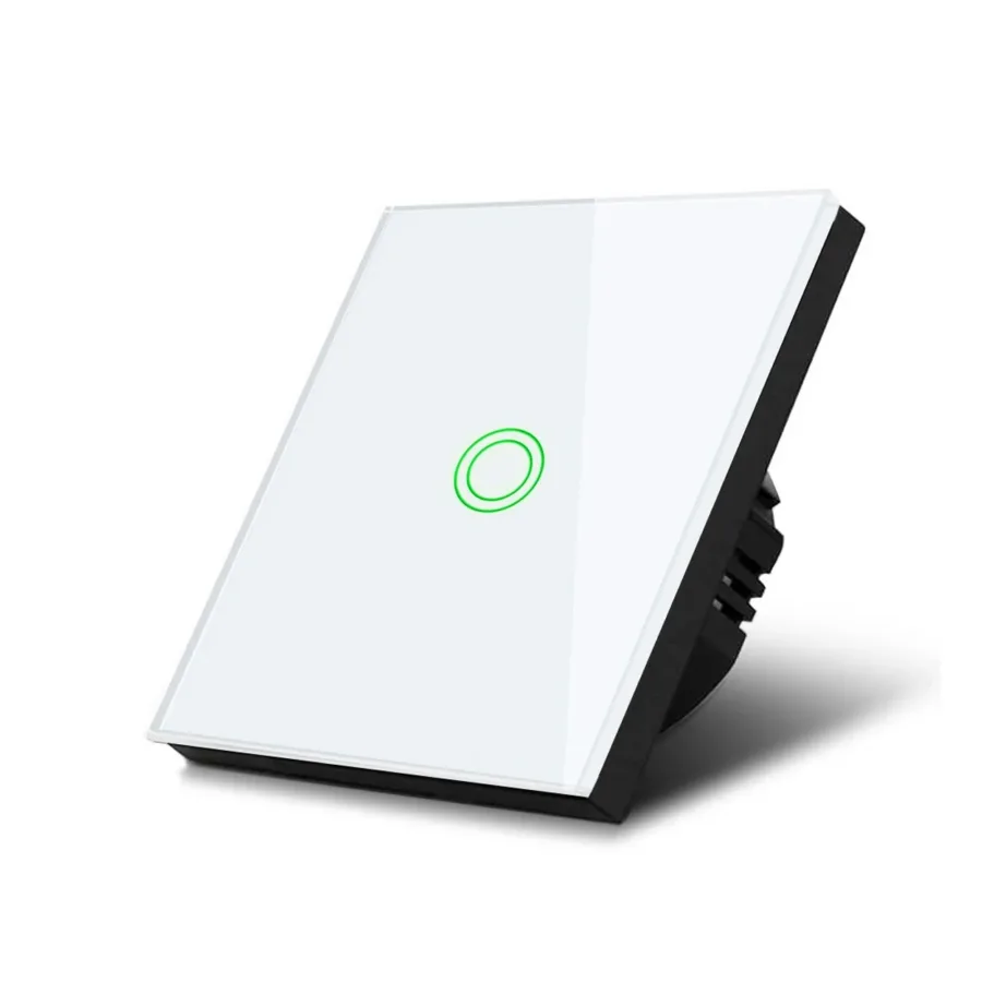 Valge klaasist puutelüliti Maclean MCE710W, LED-taustvalgustus, veekindel