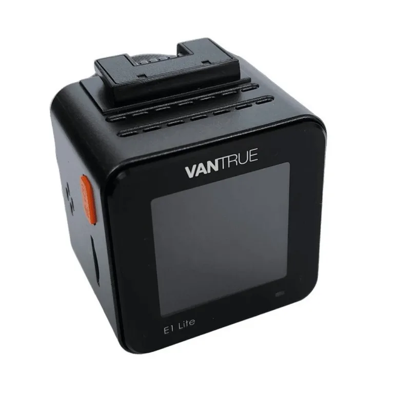 Vantrue E1 Lite Full HD 1080p autokaamera, 160° lainurk, Wi-Fi, parkimis- ja öörežiim, GPS, must