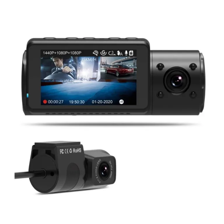 Vantrue N4 3-kanaliline 2.5K auto pardakaamera Sony sensoriga, öörežiimi ja 2,45