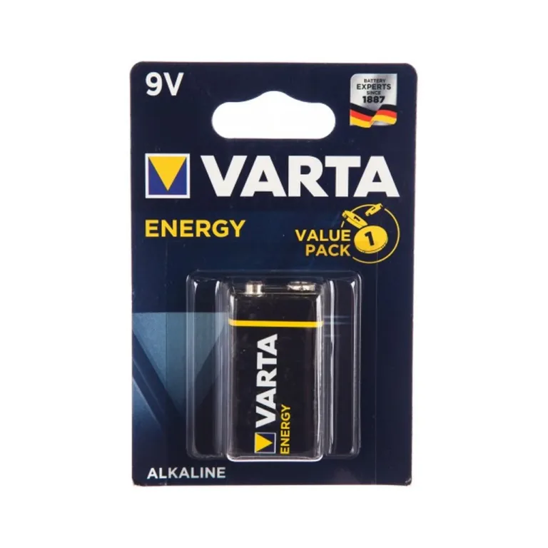 Varta ENERGY 9V 6LR61 1 tk alkaalipatarei sinine, 48,5 mm kõrge