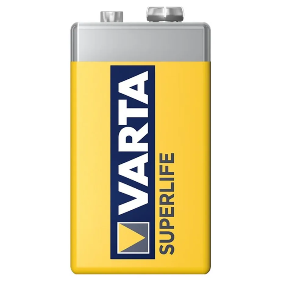 Varta Superlife 9V 6F22 9V tsink-süsinik ühekordne patarei, 1 tk