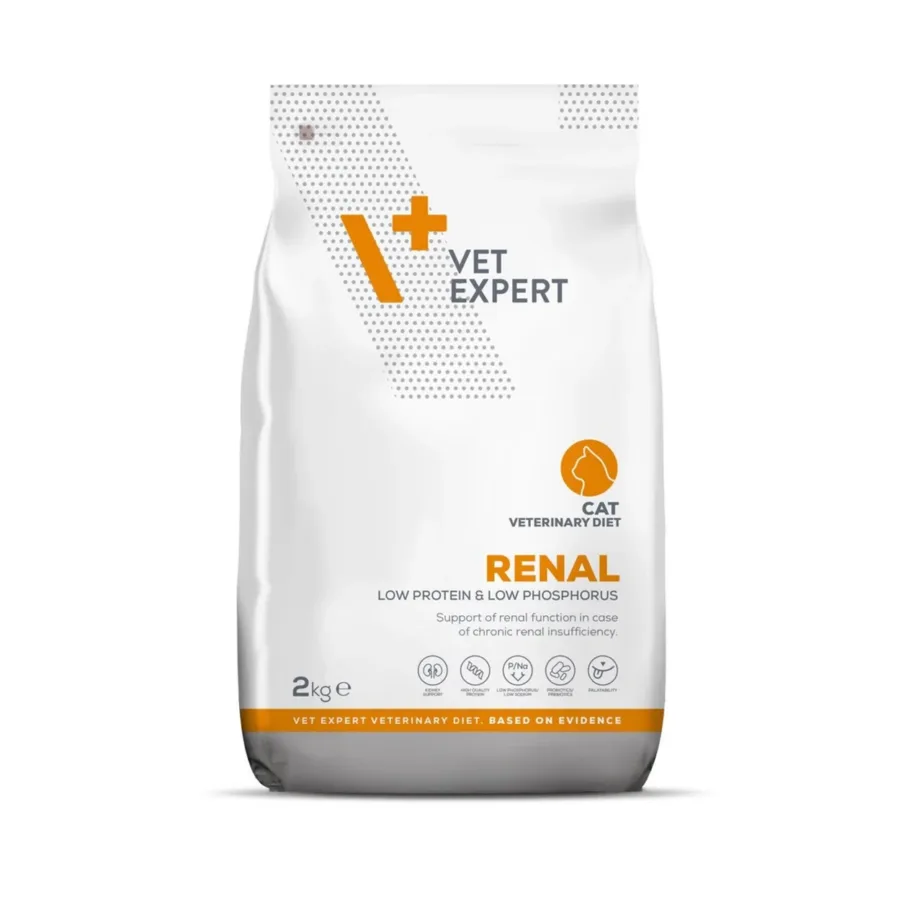 VetExpert Renal 2 kg gluteenivaba kuivtoit täiskasvanud kasside neerude toetuseks