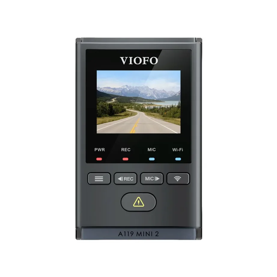 VIOFO A119 MINI 2-G GPS 46 × 74,5 × 41 mm autokaamera, Sony STARVIS 2 sensor, Quad HD, 60 fps, öörežiim, GPS, Wi-Fi, must – 2