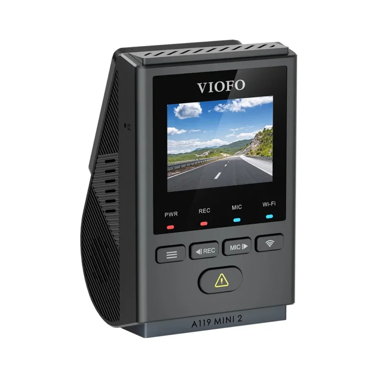 VIOFO A119 MINI 2-G GPS 46 × 74,5 × 41 mm autokaamera, Sony STARVIS 2 sensor, Quad HD, 60 fps, öörežiim, GPS, Wi-Fi, must