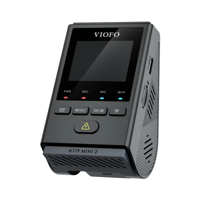 VIOFO A119 MINI 2-G GPS 46 × 74,5 × 41 mm autokaamera, Sony STARVIS 2 sensor, Quad HD, 60 fps, öörežiim, GPS, Wi-Fi, must