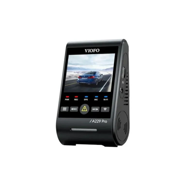 VIOFO A229 Pro 2CH-G 4K+2K kahe kaameraga autokaamera GPS-iga, Sony STARVIS2 sensor, WiFi, parkimisrežiim, 2,4
