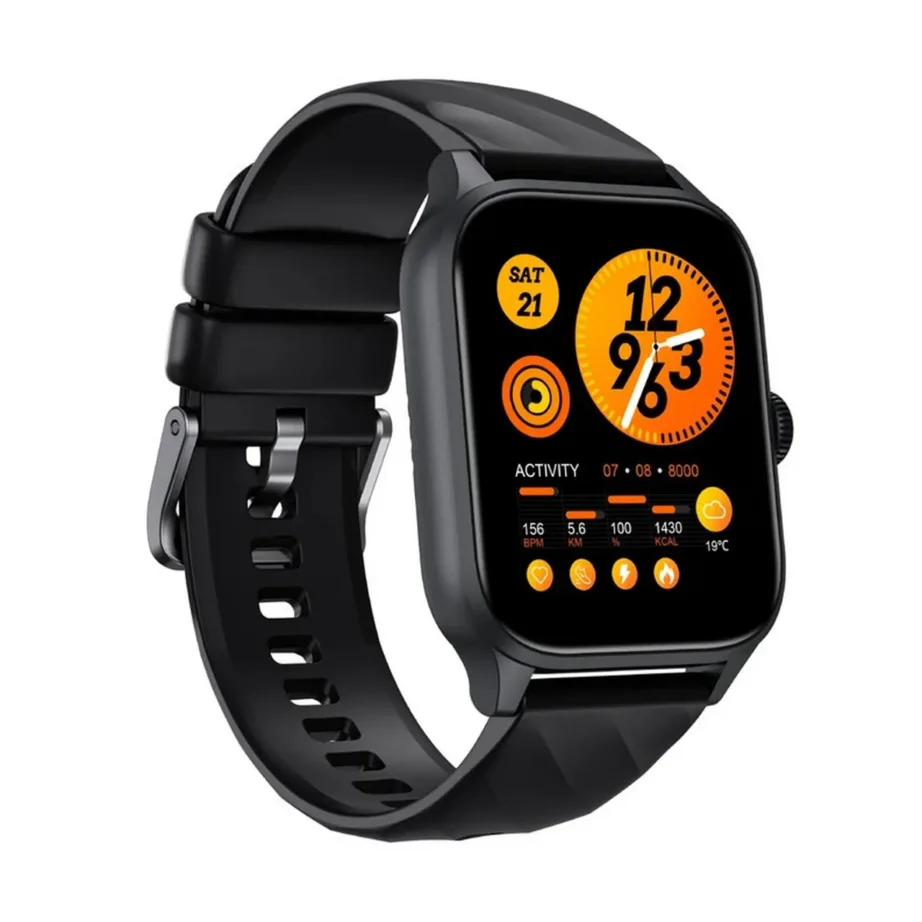 Weofly WY-ACTIVE/BK 1,85″ must nutikell BT5.2 tervisenäitajate jälgimiseks (Android/iOS, 260 mAh) – 3