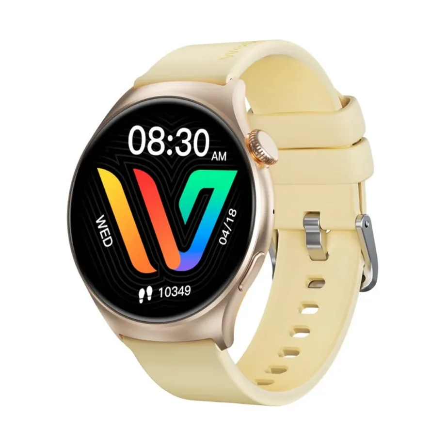 Weofly WY-CURVE/GD 1,43″ AMOLED kuldne nutikell terviseandurite ja IP68 veekindlusega – 2