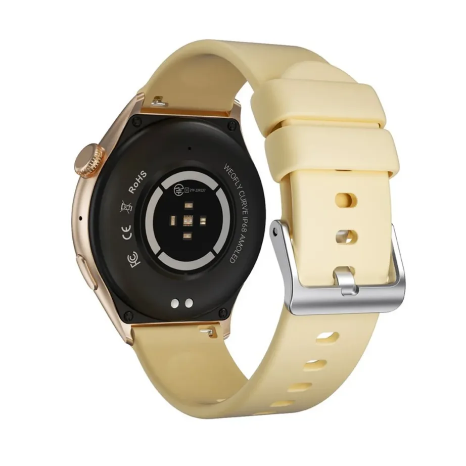 Weofly WY-CURVE/GD 1,43″ AMOLED kuldne nutikell terviseandurite ja IP68 veekindlusega – 3