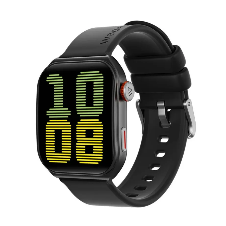 Weofly WY-EDGE2/BK 1,85″ AMOLED must alumiiniumist nutikell, 3 ATM veekindel, tervise- ja unejälgimine, 400 mAh aku, Bluetooth 5.3, universaalne rihm – 3