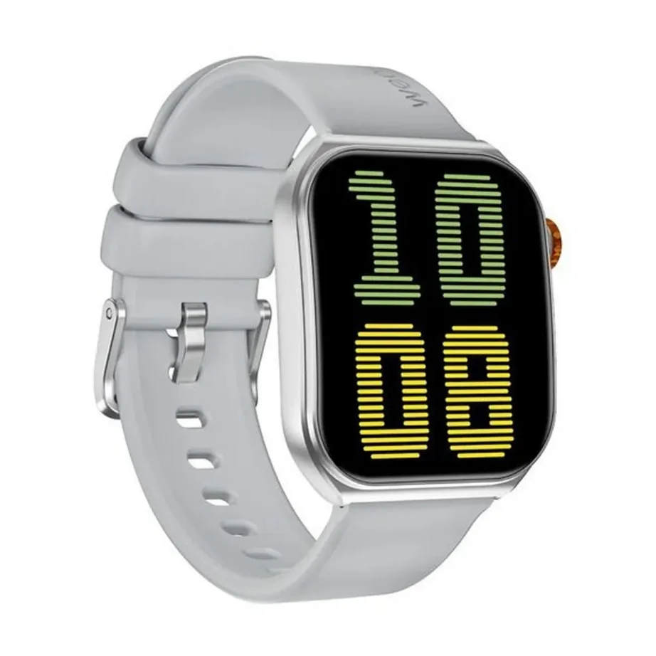 Weofly WY-EDGE2/SR 1,85″ AMOLED 3ATM hõbedane nutikell, verehapniku ja vererõhu jälgimine, 400mAh aku, Android/iOS – 2