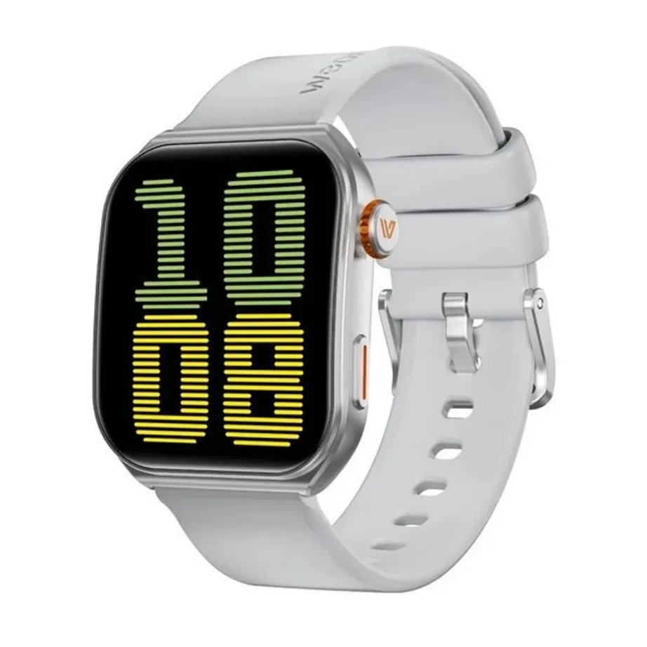 Weofly WY-EDGE2/SR 1,85″ AMOLED 3ATM hõbedane nutikell, verehapniku ja vererõhu jälgimine, 400mAh aku, Android/iOS – 3