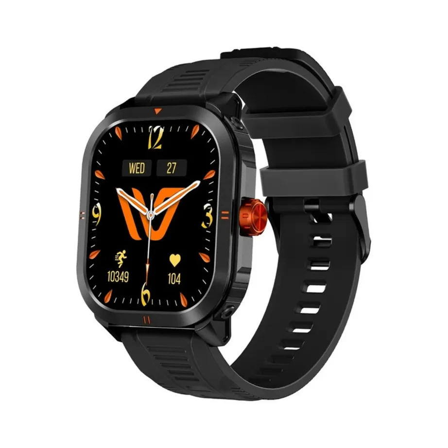 Weofly WY-PIONEER/BK 1,95” AMOLED must IP68 nutikell tervisejälgimisega, Bluetooth 5.3, 285 mAh aku – 2