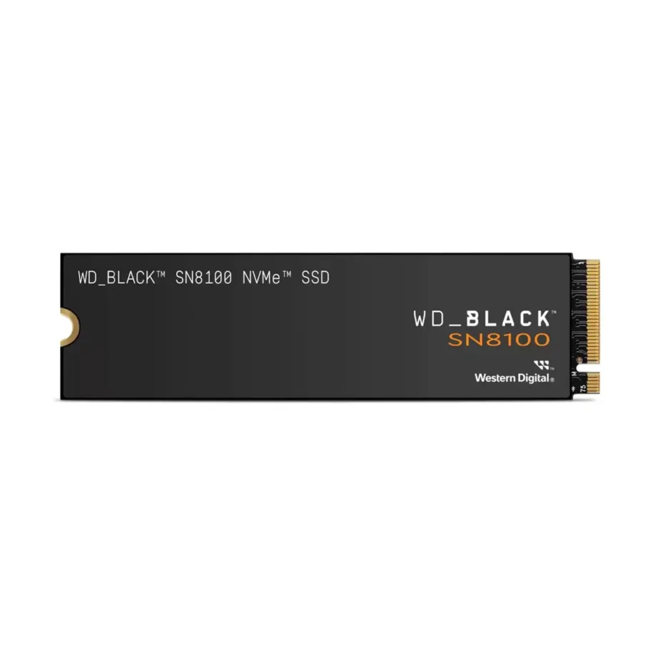 Western Digital Black SN8100 2TB M.2 2280 PCIe 5.0 NVMe 3D TLC SSD arvutitele, kuni 14 900 MB/s, WDS200T1X0M-00CMT0