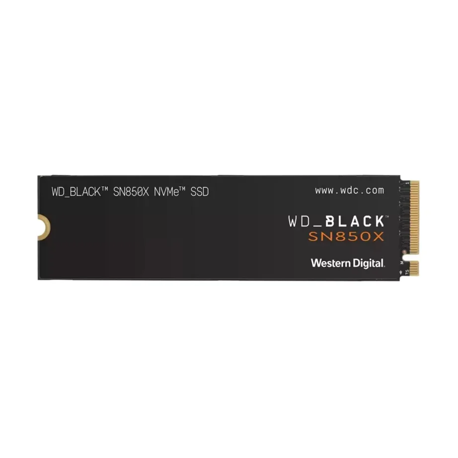 Western Digital Black SN850X WDS200T2X0E-00BCA0 2 TB M.2 PCIe 4.0 NVMe SSD kuni 7300 MB/s lugemiskiirusega PC-le