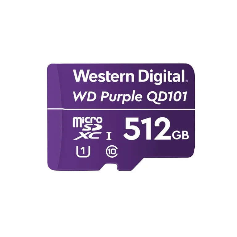 Western Digital WD Purple SC QD101 512GB microSDXC Class 10 U1 mälukaart valvekaameratele