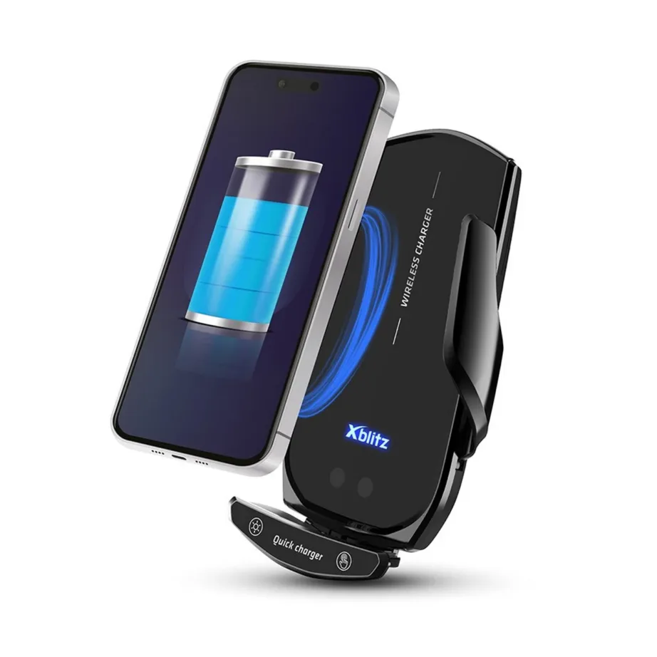 Xblitz FX5 Exclusive must 360° pööratav auto peatugede hoidik nutitelefonidele ja tahvelarvutitele kuni 7,9″