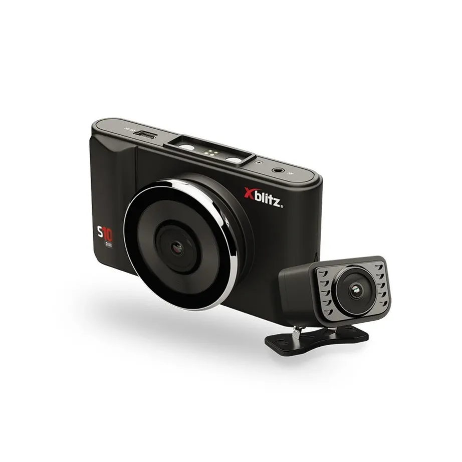 Xblitz S10 DUO Full HD kahesüsteemne autokaamera IMX307 sensoriga, 2× 1080p, 2,4″ ekraan, WDR, parkimisabi, must – 2