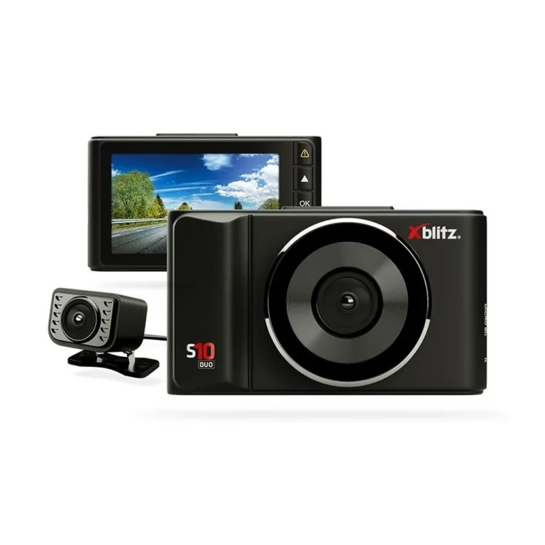 Xblitz S10 DUO Full HD kahesüsteemne autokaamera IMX307 sensoriga, 2× 1080p, 2,4