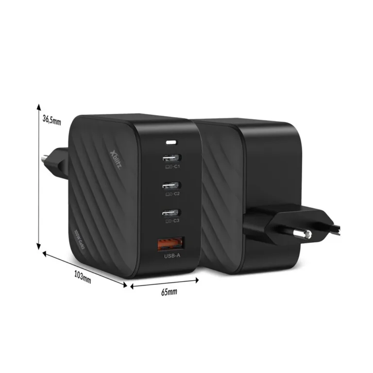Xblitz XC3 valge 20W USB-C PD seinalaadija, universaalne AC toiteallikas
