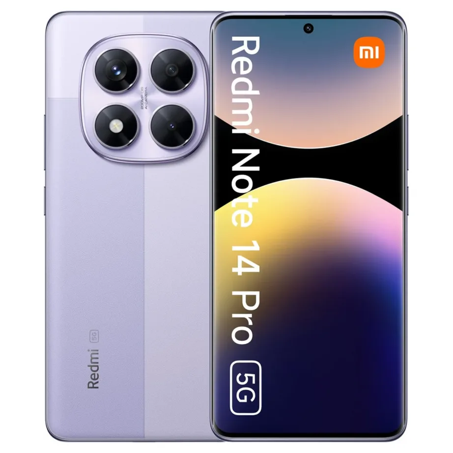 Xiaomi Redmi Note 14 Pro 5G 12/512GB 6,67″ AMOLED IP68 lilla Dual SIM nutitelefon