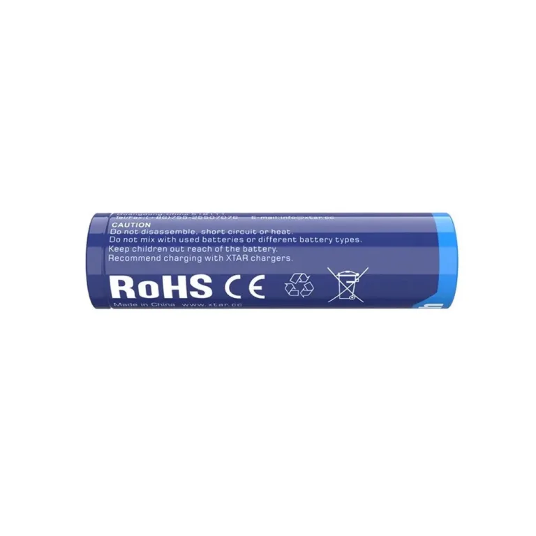 XTAR 18650-3300 3,6V 3300 mAh Li-Ion kaitstud laetav aku, 18,5x68,8 mm