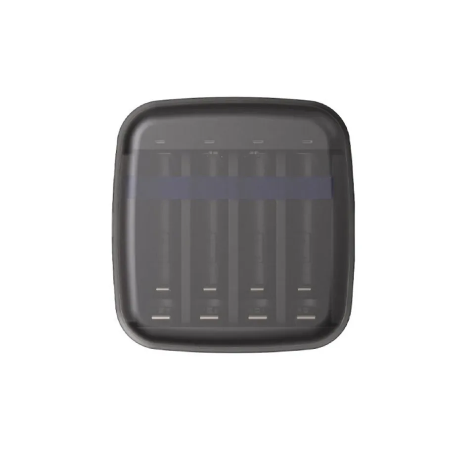 XTAR BC4 4-pesaline must akulaadija AA/AAA NiMH ja 1,5V Li-ion akudele, USB-kaabel, toiteadapter