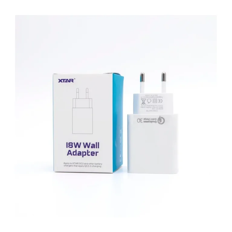 XTAR DBS15Q valge QC3.0 USB seinalaadija 18W välitingimustes kasutamiseks