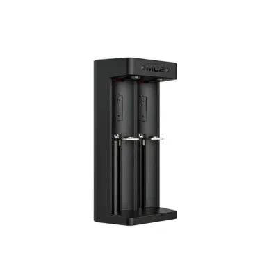 XTAR MC2C USB-C 2-pesaga Li-ion akulaadija, sobib A/AA/AAA/AAAA/C/D/SC akudele, must