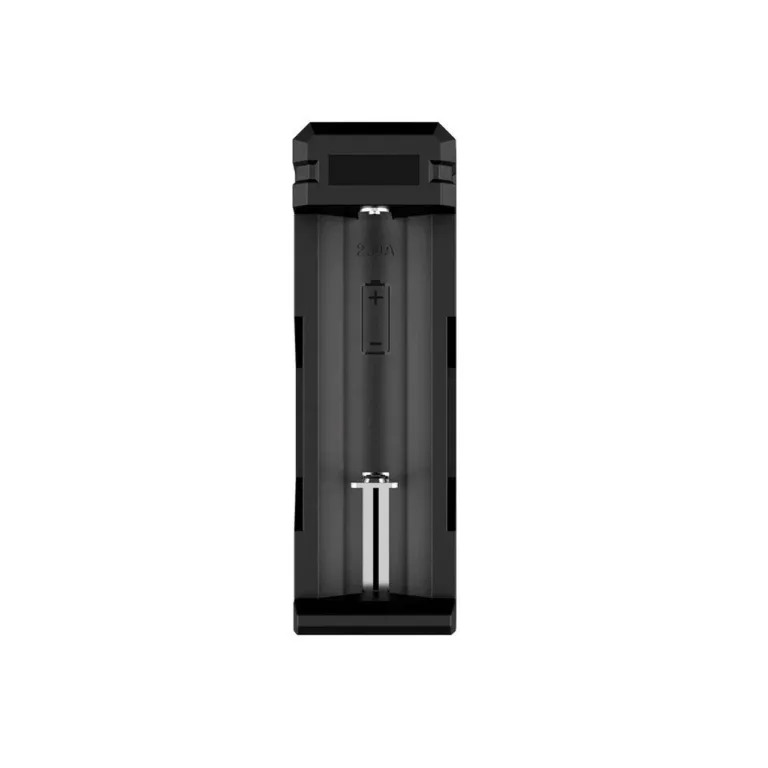 XTAR SC1 USB-C ühe pesa Li-Ion akulaadija 18650 akudele, LED-indikaatoriga, must