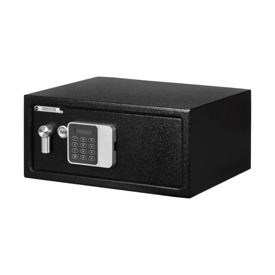Yale YLG/200/DB2 24L terasest must vabaltseisev seif väikese elektroonika ja sülearvuti jaoks – 7