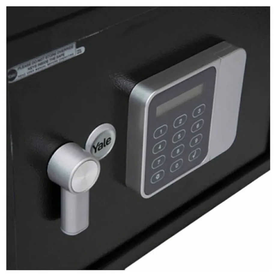 Yale YSG/200/DB2 8,6 l terasest must vaba seisev turvaseif kombineeritud lukuga ehete ja dokumentide hoiustamiseks – 3