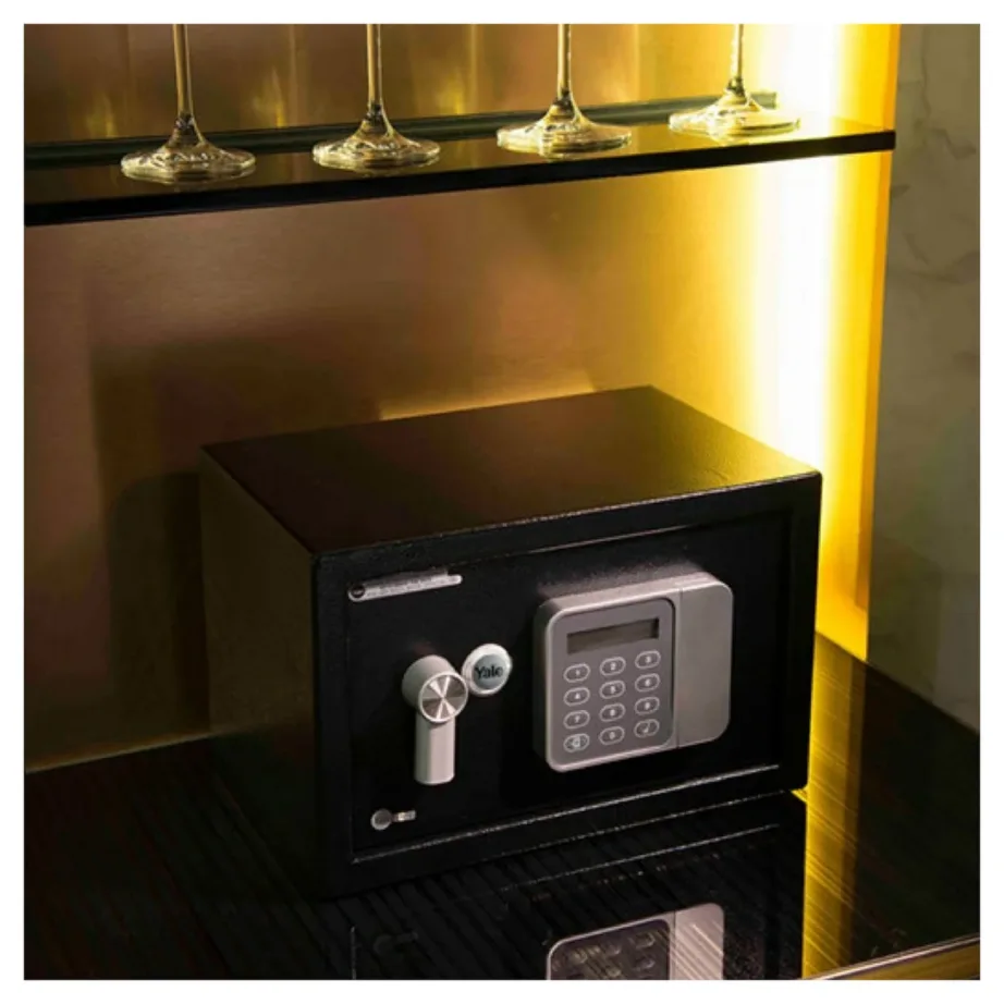 Yale YSG/200/DB2 8,6 l terasest must vaba seisev turvaseif kombineeritud lukuga ehete ja dokumentide hoiustamiseks – 4