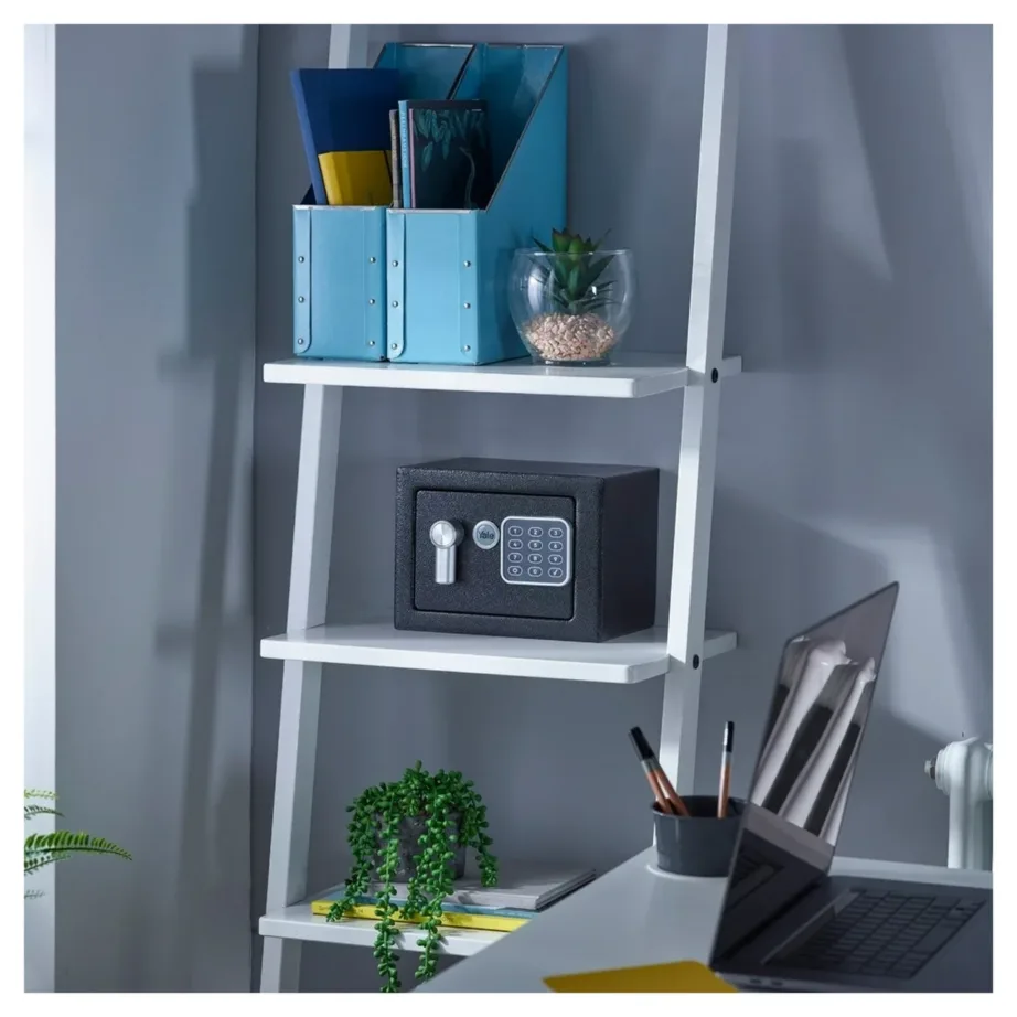 Yale YSV/170/DB2 3,8L terasest must elektroonilise koodlukuga vabaltseisev seif ehte, võtmete ja kellade hoiustamiseks, 170x230x170 mm – 2
